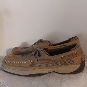 Sperry Top-Sider Men's Tan Leather Boat Shoes
